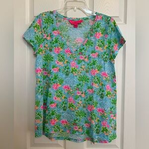 Lilly Pulitzer Lilly Loves Disney Etta Tee, size medium